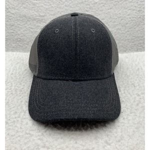 Mule Deer Foundation Trucker Hat Mens Snapback‎ Wool Blend Gray Hunting Outdoors